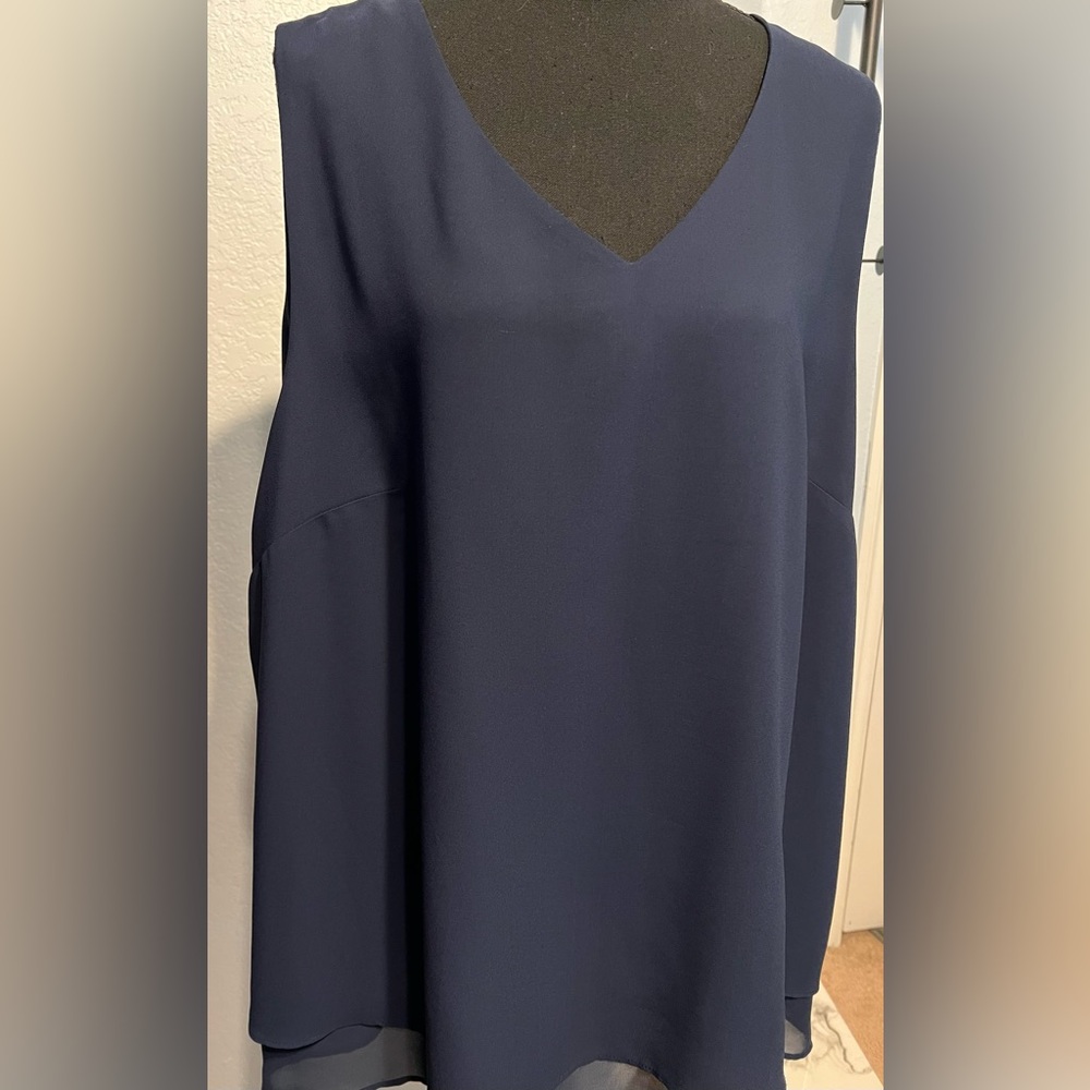 ❤️ Cato Sleeveless Blouse Navy